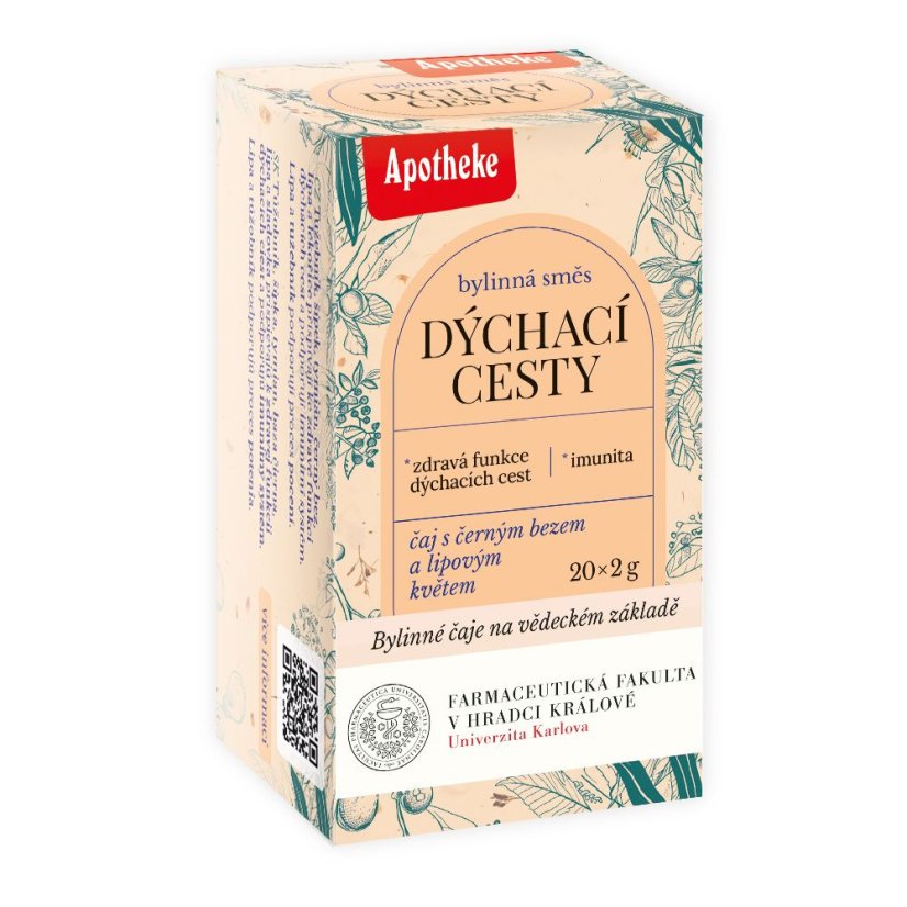 Farmaceutická fakulta čaj Dýchací cesty 20 x 2 g