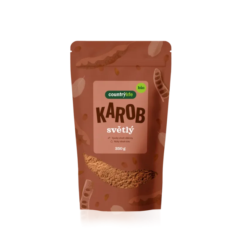 BIO Karobový prášek světlý 350 g