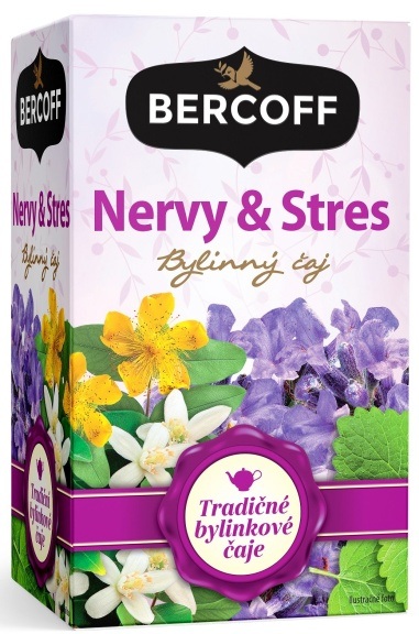 Bercoff NERVY & STRES bylinný čaj 30 g