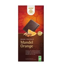 BIO Hořká čokoláda mandle pomeranč 100 g - Minimální trvanlivost do 31. 07. 2026