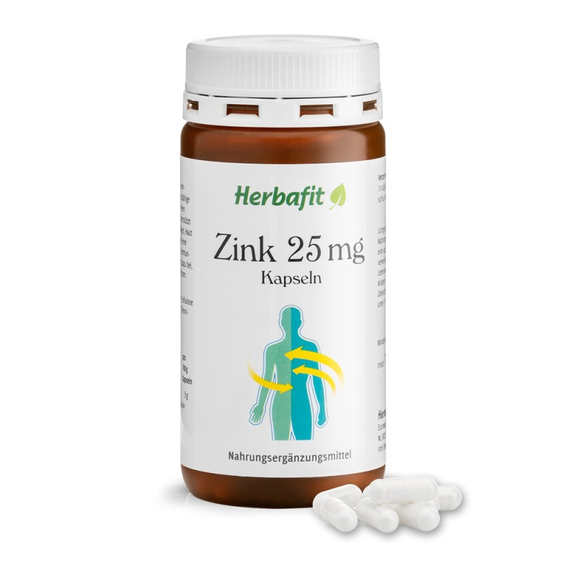 Zinek 25 mg 180 kapslí Zinek 25 mg 180 kapslí