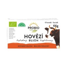 BIO Bujón hovězí - kostky 6 x 0,5 l  PROBIO 66 g
