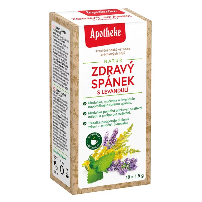 Zdravý spánek s levandulí čaj 18x1,5g